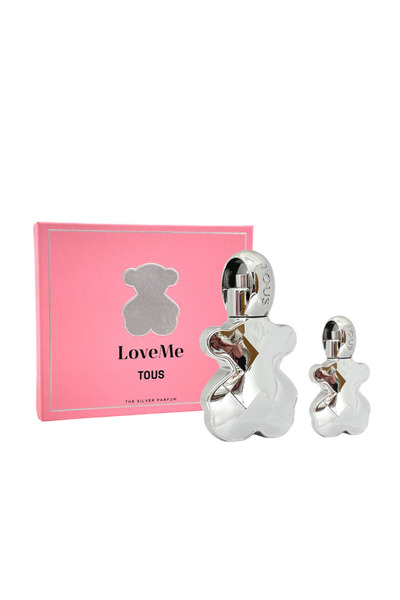 Tous مجموعة لوف مي ذا سيلفر للنساء، عطر 90 مل + عطر 30 مل