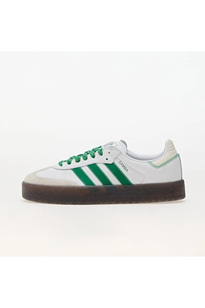 adidas Sambae women's sneakers White/Green/Off White - size 38 EU