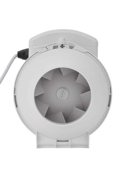 Geepas 4” In-Line Exhaust Fan, 23W, 2-Speed, 130 CFM, GF21191, White