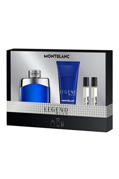 Mont Blanc مجموعة ليجند بلو للرجال، أو دو بارفان، 100 مل + إس جي 100 مل + أو ...