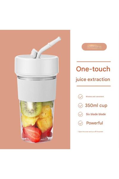 YMS ELEKTRONİK Taze Meyve Suyu Hızlı Taşınabilir Blender | Smoothies, Shake'l...