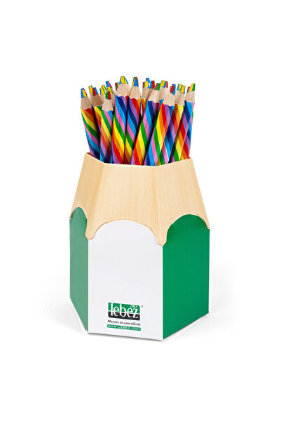 Lebez Creion jumbo Curcubeu cu mina multicolora (32buc/display), copii varsta...