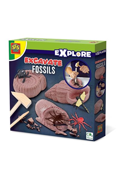 SES Creative Set de joc cu fosile Seria Explorer Excavarea insectelor fosiliz...