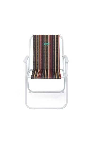 RİMA Foldable Camping Chair | Portable Outdoor Chair with Multicolor Stripes