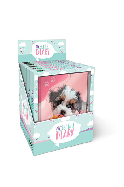 Lebez Jurnal Puppy, cu cutie cadou, 80 de pagini, 13 x 18 cm (6 buc/display),...