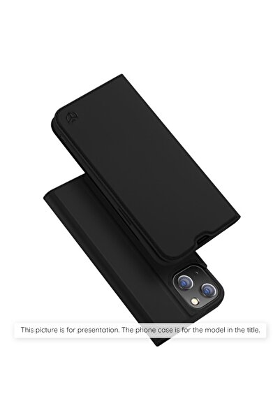 SKYDDAR INNOVATION Husă pentru Motorola Moto G06, Magskin Book, tip carte cu portofel interior, set de autocolante, neagră