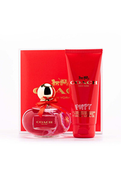 Coach Poppy For Women Set Eau De Parfum 100ml + Bl 100ml
