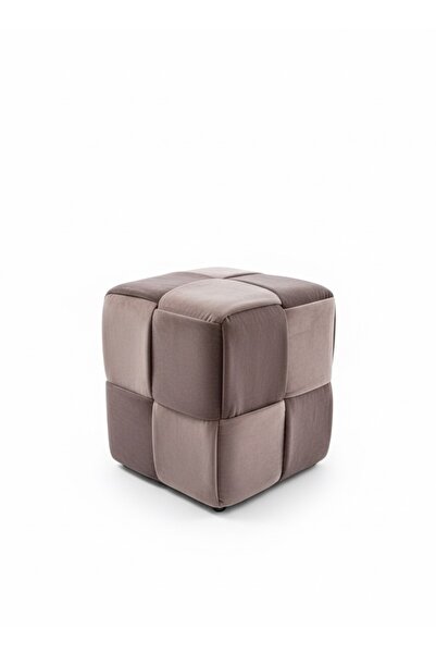 lux mobilya Arvia Kare Örgü Puf