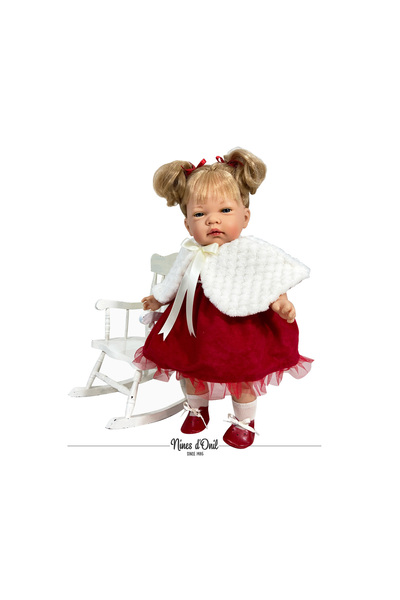 NINES ARTESANALS D'ONIL Papusa Nines D'Onil, Celia Craciun, cu parul blond, c...