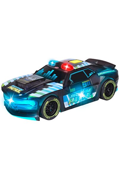 Dickie Toys سيارة لعبة دورية الإيقاع مع تغيير الإضاءة والموسيقى - سيارة شرطة ...
