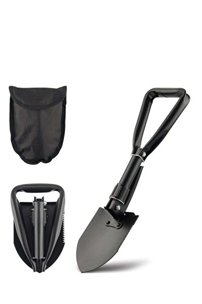 Generic مجرفة تخييم صغيرة قابلة للطي متعددة الأغراض من جو تو كامبس، مجرفة محم...