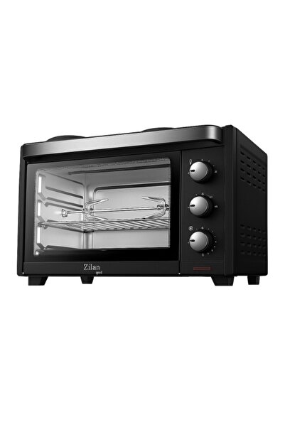 Zilan ZLN-0997 YUSUF Electric Oven, 28 L, 1600 W, up to 230°C, Convection, 60min Timer, Black