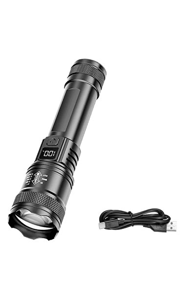 Choice ZOOM black Built in battery 1PC 2000LM Ultra Bright P50 LED Flashlight Tactical EDC Emergency Spotli