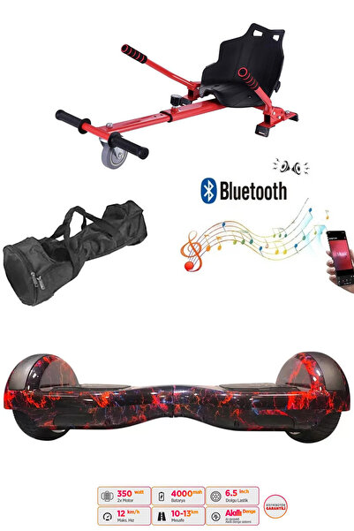 CityMate Elektrikli Kaykay Scooter Hoverboard Akıllı Denge 6.5 Inch + Hover Kart + Çanta EXTREM PAKET D
