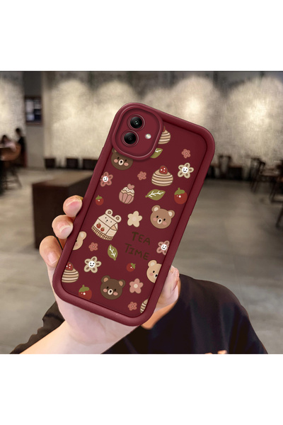 Hontinga حافظة هاتف من السيليكون الناعم متوافقة مع سامسونج جالاكسي A04 بأنماط...