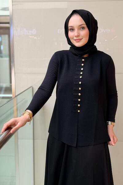 Ghisa Front Buttoned Vest with Long Front and Short Back