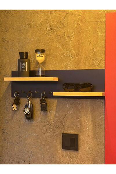 Aras Vizyon Tasarım Ahşap Raflı Dekoratif Anahtarlık