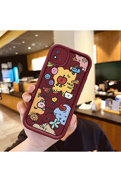 Hontinga حافظة هاتف من السيليكون الناعم متوافقة مع Realme C20/C20A بأنماط لطي...