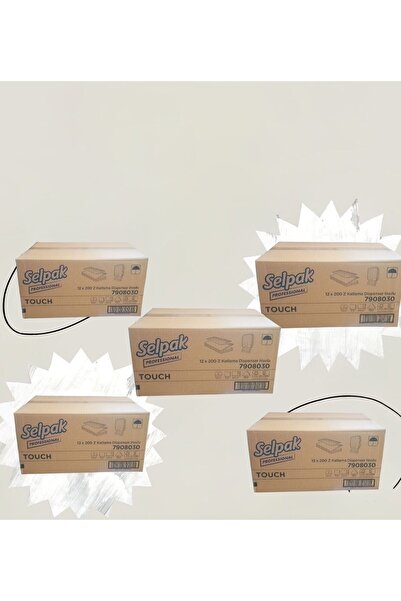 Selpak Professional منشفة سيلباك بروفيشنال تاتش مطوية على شكل حرف Z مقاس 200 × 60