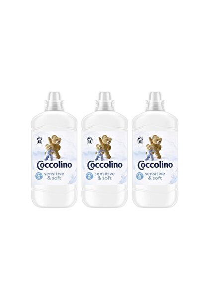 Coccolino Set 3 x Balsam Rufe Sensitive Soft 1.45L 58 Spalari