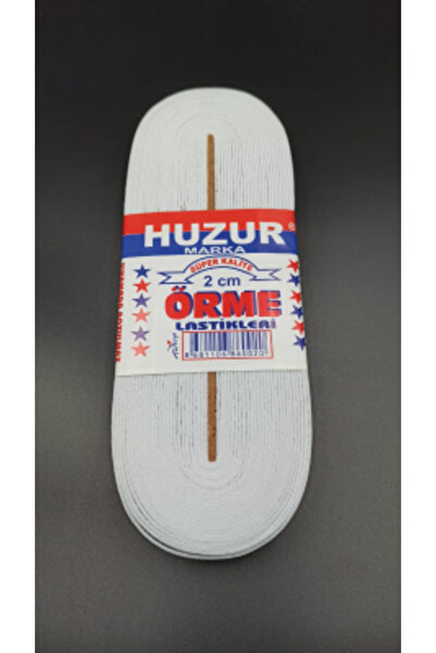 posy أبيض - شريط مطاطي مسطح بعرض 2 سم وطول 10 أمتار (5343)