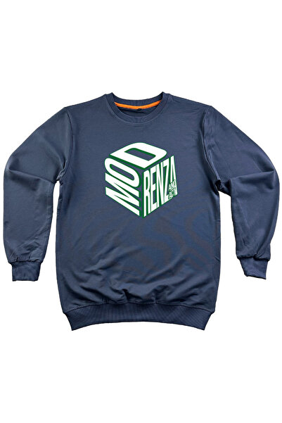 Füme Baskılı Sweatshirt