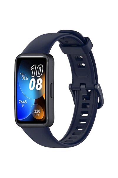 Sarphia Store Curea din silicon compatibilă cu Huawei Band 8 și Band 9 - Albastră