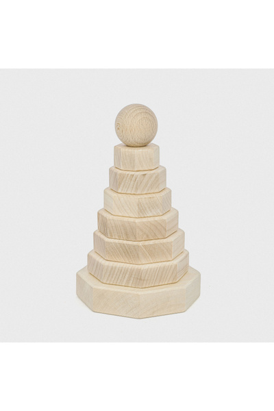 Tarnawa Wooden Stacking Tower - Octagon
