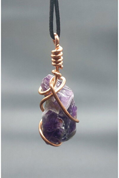 Karene Studio Pandantiv cu ametist brut