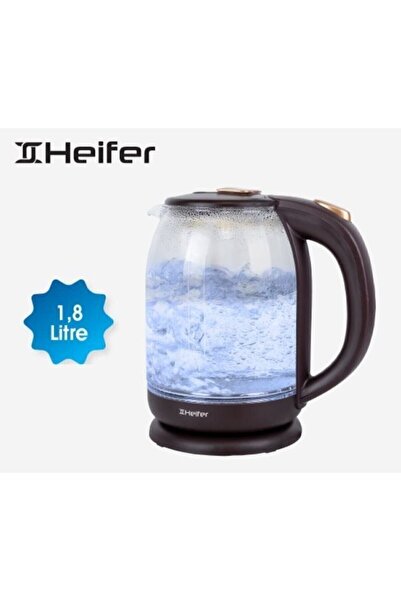 ozbience Renk Değiştiren LED Işıklı Cam Kettle, Şık ve Fonksiyonel Su Isıtıcı