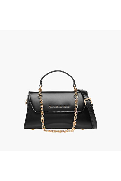 United Colors of Benetton UCB Sisley Solid Crossbody Bag with Detachable Chain Strap