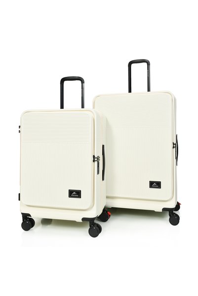 MORANO 3-piece luggage set (20", 24", 28"), hard-shell polycarbonate suitcase with TSA lock
