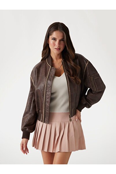 Guess Angelique Kadın Bomber Ceket