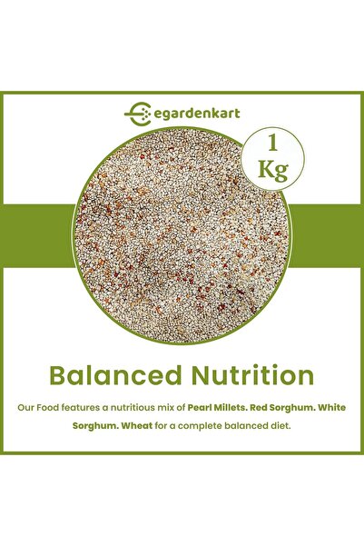 Egardenkart Bird Food Daily Budget-Friendly - 1 Kg, Bird Seed