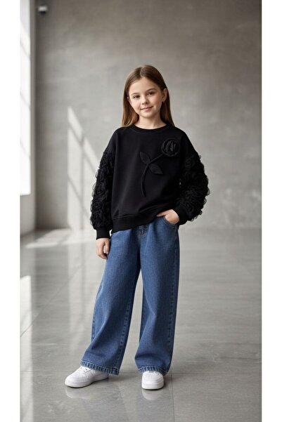 NURTOPU طقم ملابس للفتيات من القماش القطني عالي الجودة ومرن للسفر في العيد موسمي