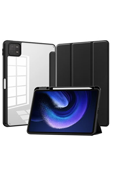 URBBKING Transparent Hard Shell Back Trifold Smart Cover Protective Slim Case...