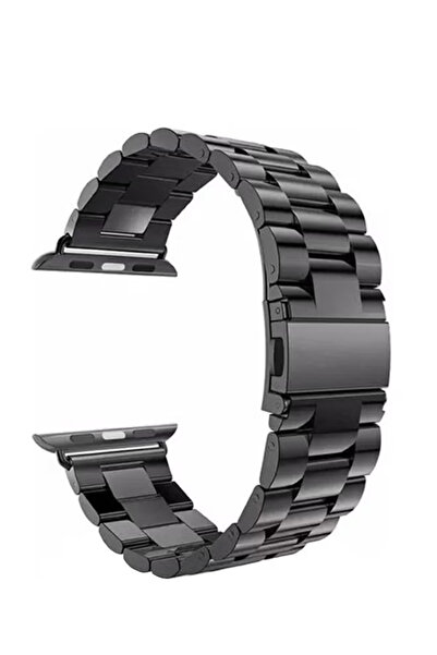 URBBKING سوار بديل من الفولاذ المقاوم للصدأ لساعة أبل مقاس 42/44/45/49 مم، سل...