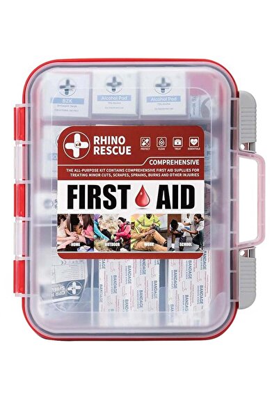 RHINO RESCUE مجموعة إسعافات أولية متعددة الأغراض، 350 قطعة