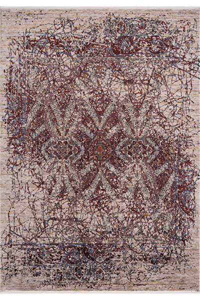 Koza Halı Koza Hayad Nostalgia Bej Bordo Halı Kilim Salon Oturma Yatak Odası ...