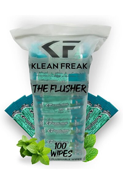 Klean Freak - مناديل معطرة برائحة النعناع المنعشة - عبوة من 100 منديل