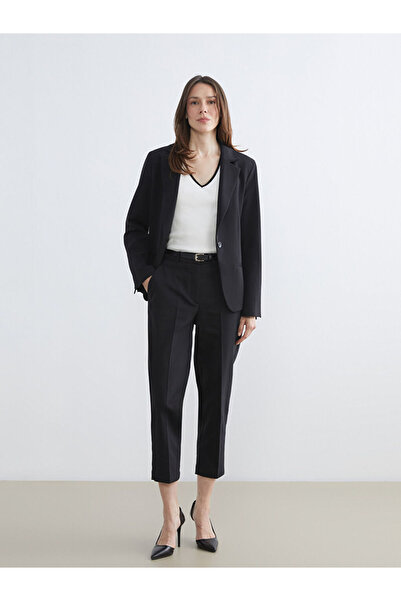 LC Waikiki Rmz Gi̇yi̇m Farkiyla Women's Cigarette Pants with Waist Belt