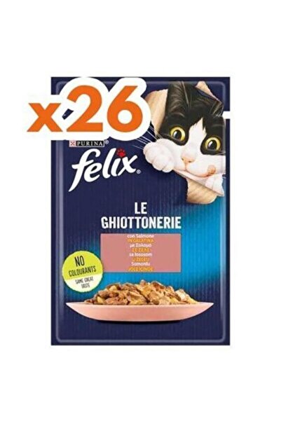FELIX Purina Somonlu Yetişkin Kedi Yaş Maması 26 X 85 gr