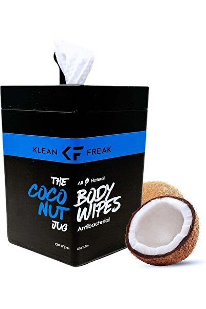 Klean Freak مناديل مبللة للجسم - برطمان - جوز الهند