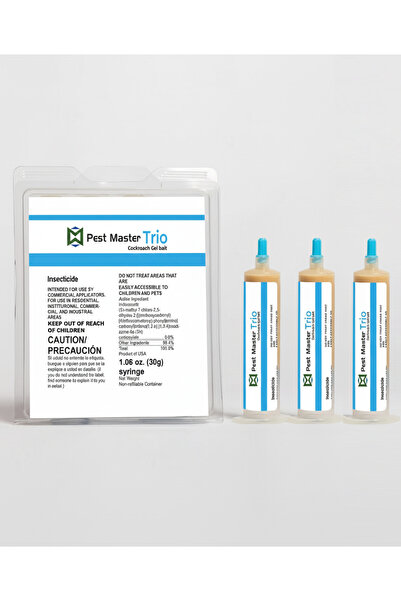 PESTMASTERTRIO مجموعة طُعم جل الصراصير الثلاثية من بيست ماستر - قاتل صراصير س...