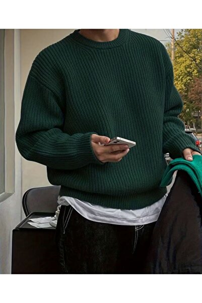 BW Bravely Wear Men's Knitwear Sweater Circular Neck