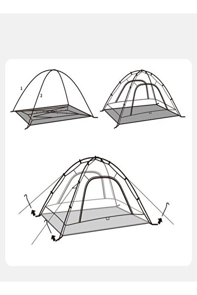 Naturehike خيمة تخييم من سلسلة P ذات طبقة واحدة - قبة خفيفة الوزن تتسع لشخصين...