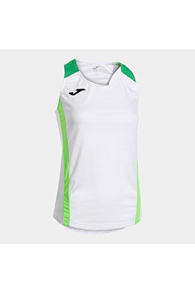 Joma 902521.217 Монреаль Жіноча безрукавна біло-зелена спортивна футболка