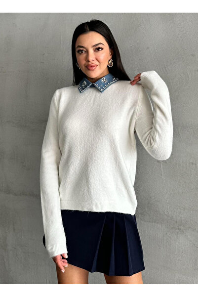 My Blog سترة مطرزة بحجر الكولار - 241145