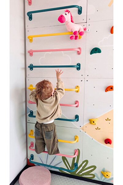 Pooki playroom ÇOCUK TIRMANMA BARI / DEMİRİ , 1 ADET MONKEY BAR (60cm)