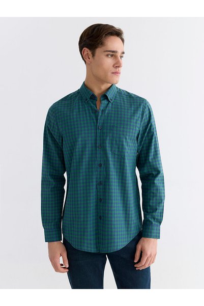 LC Waikiki Lcwaikiki classicregular fit plaid poplin men's shirt